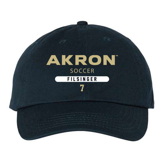 Akron - NCAA Men's Soccer : Connor Filsinger - Dad Hat-0