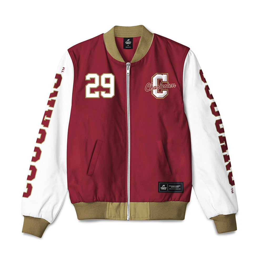 Charleston - NCAA Women's Soccer : Lyla Schick - Bomber Jacket-0