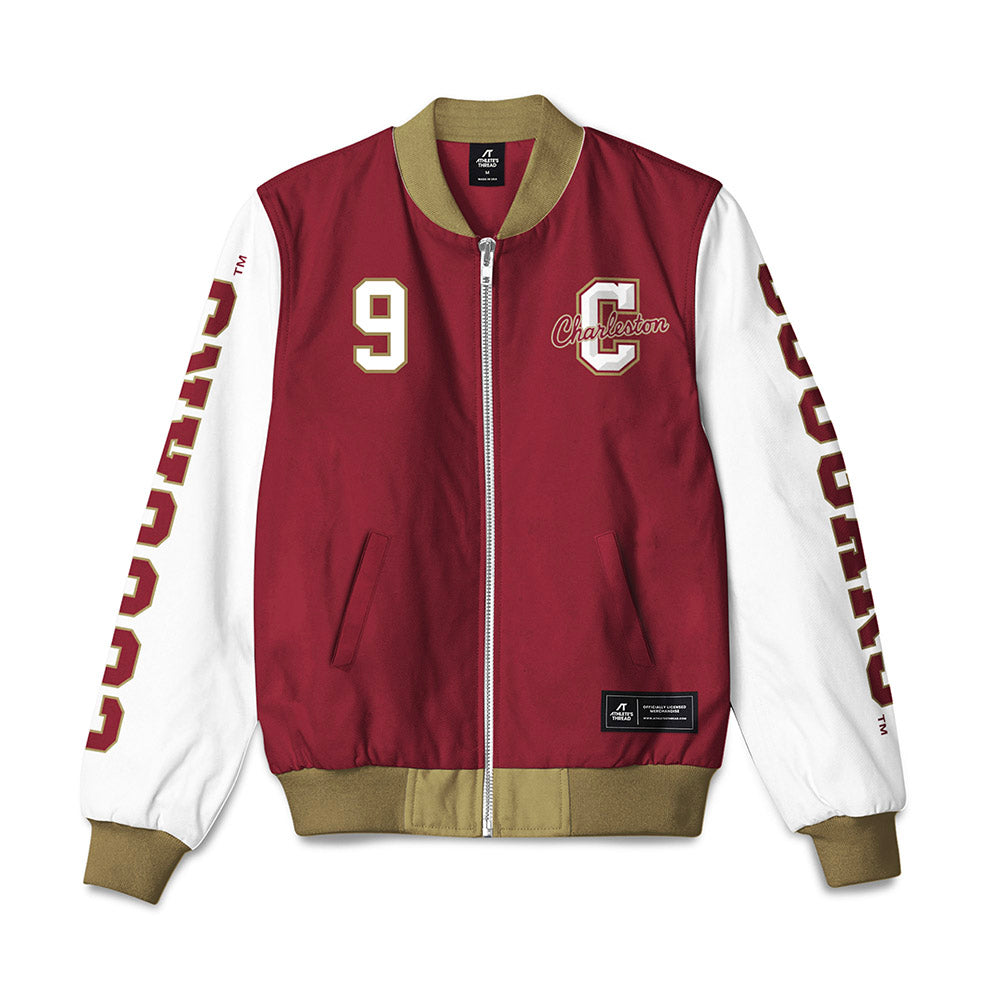 Charleston - NCAA Women's Volleyball : Emma Duffield - Bomber Jacket-0