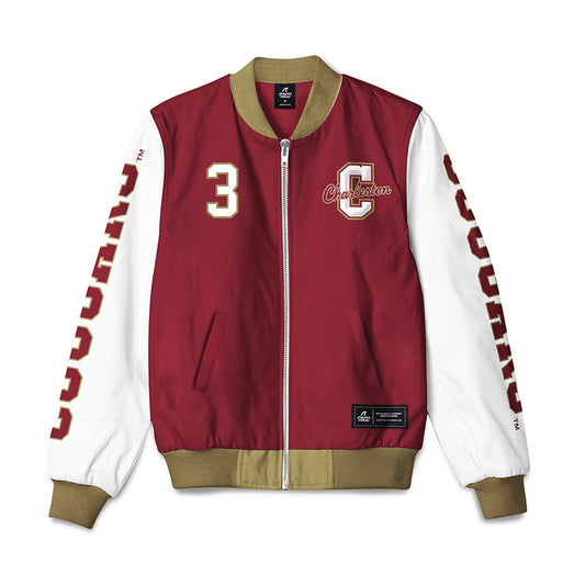 Charleston - NCAA Men's Basketball : Mister Dean - Bomber Jacket-0