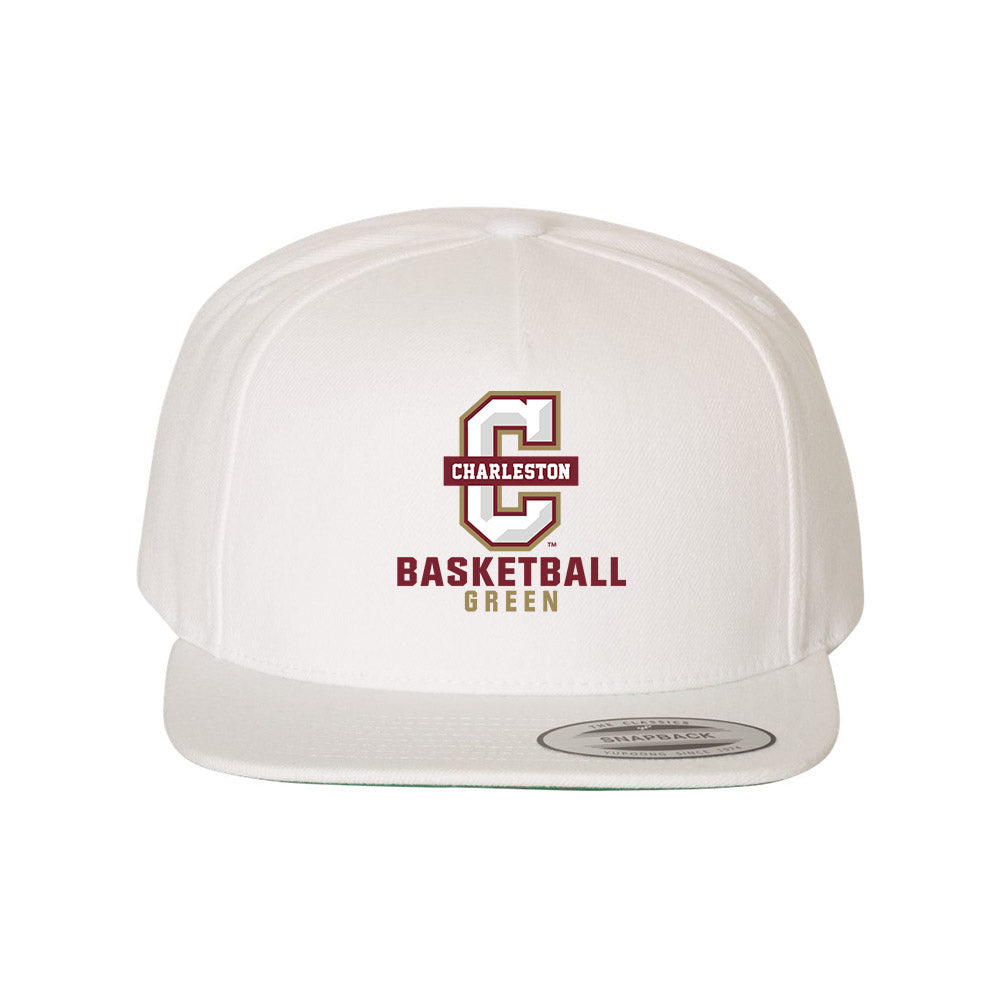 Charleston - NCAA Men's Basketball : Max Green - Snapback Hat-0