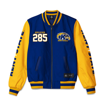 Kent State - NCAA Wrestling : Billy Hoelscher - Bomber Jacket-0