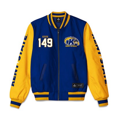 Kent State - NCAA Wrestling : Silas Stits - Bomber Jacket-0