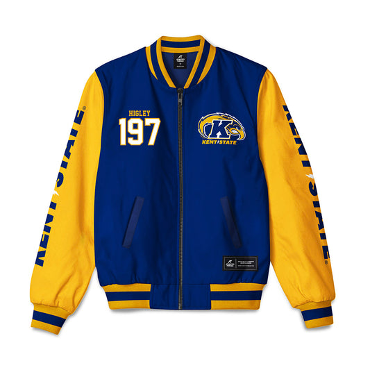 Kent State - NCAA Wrestling : Mason Higley - Bomber Jacket-0