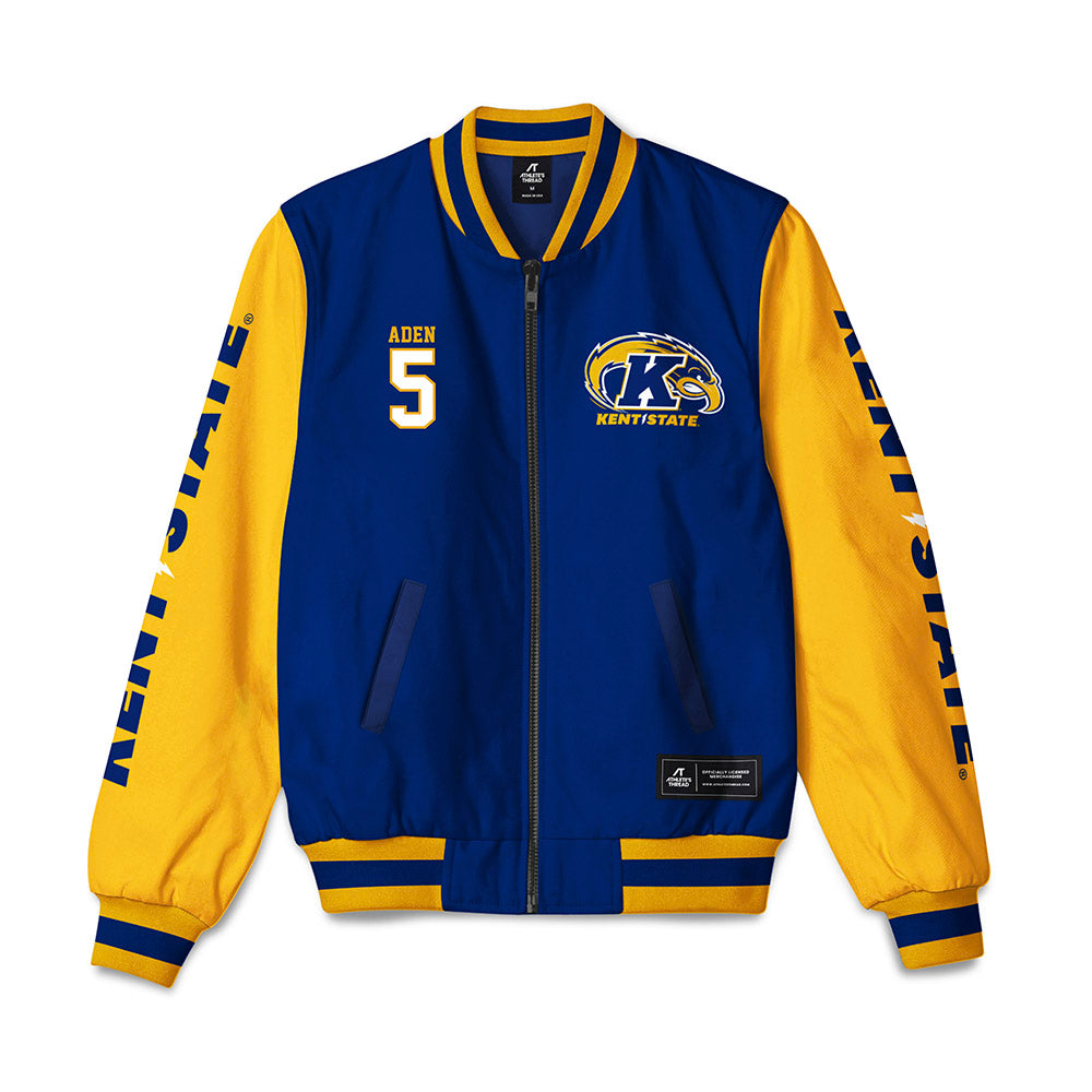 Kent State - NCAA Football : Thomas Aden - Bomber Jacket-0