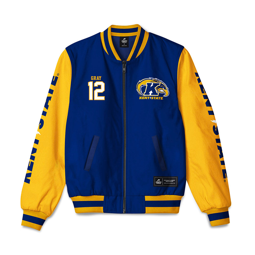 Kent State - NCAA Women's Basketball : Dionna Gray - Bomber Jacket-0
