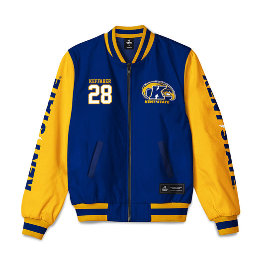 Kent State - NCAA Baseball : Grant Keffaber - Bomber Jacket-0