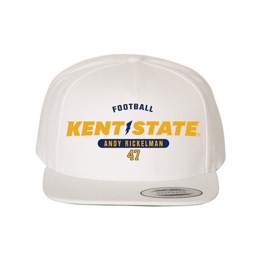 Kent State - NCAA Football : Andy Rickelman - Snapback Hat-0