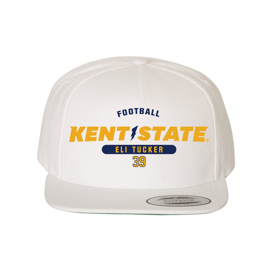 Kent State - NCAA Football : Eli Tucker - Snapback Hat-0