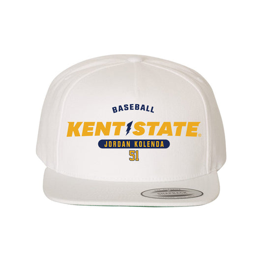 Kent State - NCAA Baseball : Jordan Kolenda - Snapback Hat-0