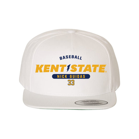 Kent State - NCAA Baseball : Nick Guidas - Snapback Hat-0