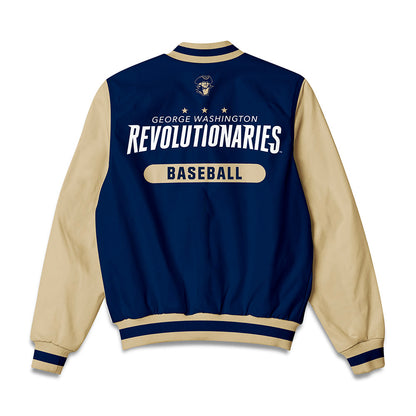 GWU - NCAA Baseball : Brandon Siegs - Bomber Jacket