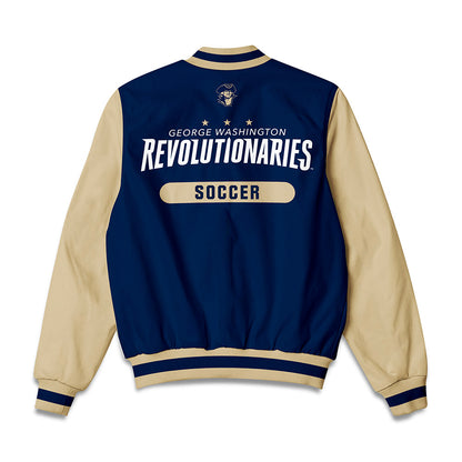 GWU - NCAA Men's Soccer : Diego Pena - Bomber Jacket-1