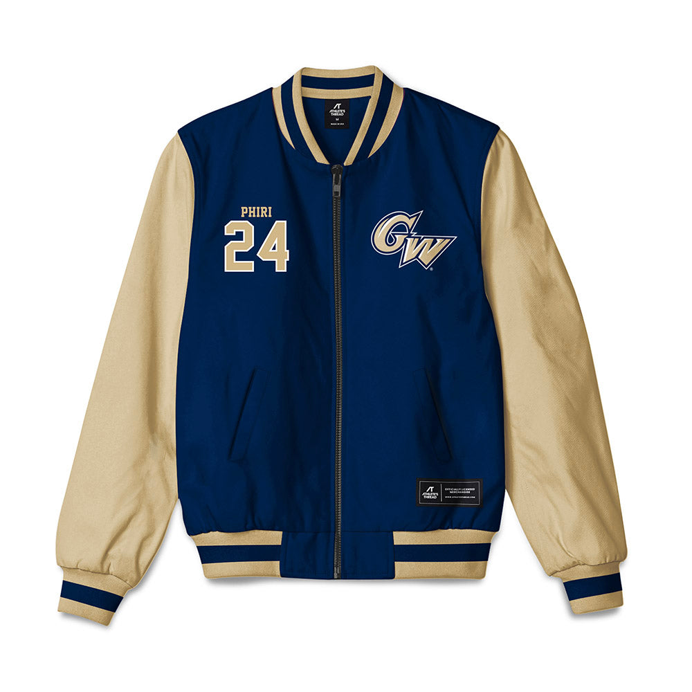 GWU - NCAA Women's Basketball : Colleen Phiri - Bomber Jacket-0