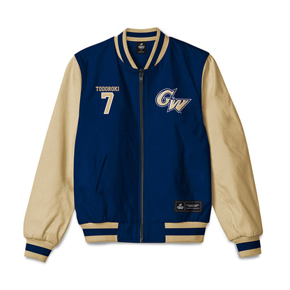 GWU - NCAA Softball : Emi Todoroki - Bomber Jacket-0