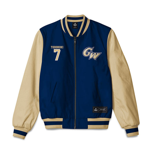 GWU - NCAA Softball : Emi Todoroki - Bomber Jacket-0