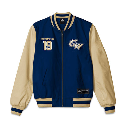 GWU - NCAA Softball : Katie Hendrickson - Bomber Jacket-0