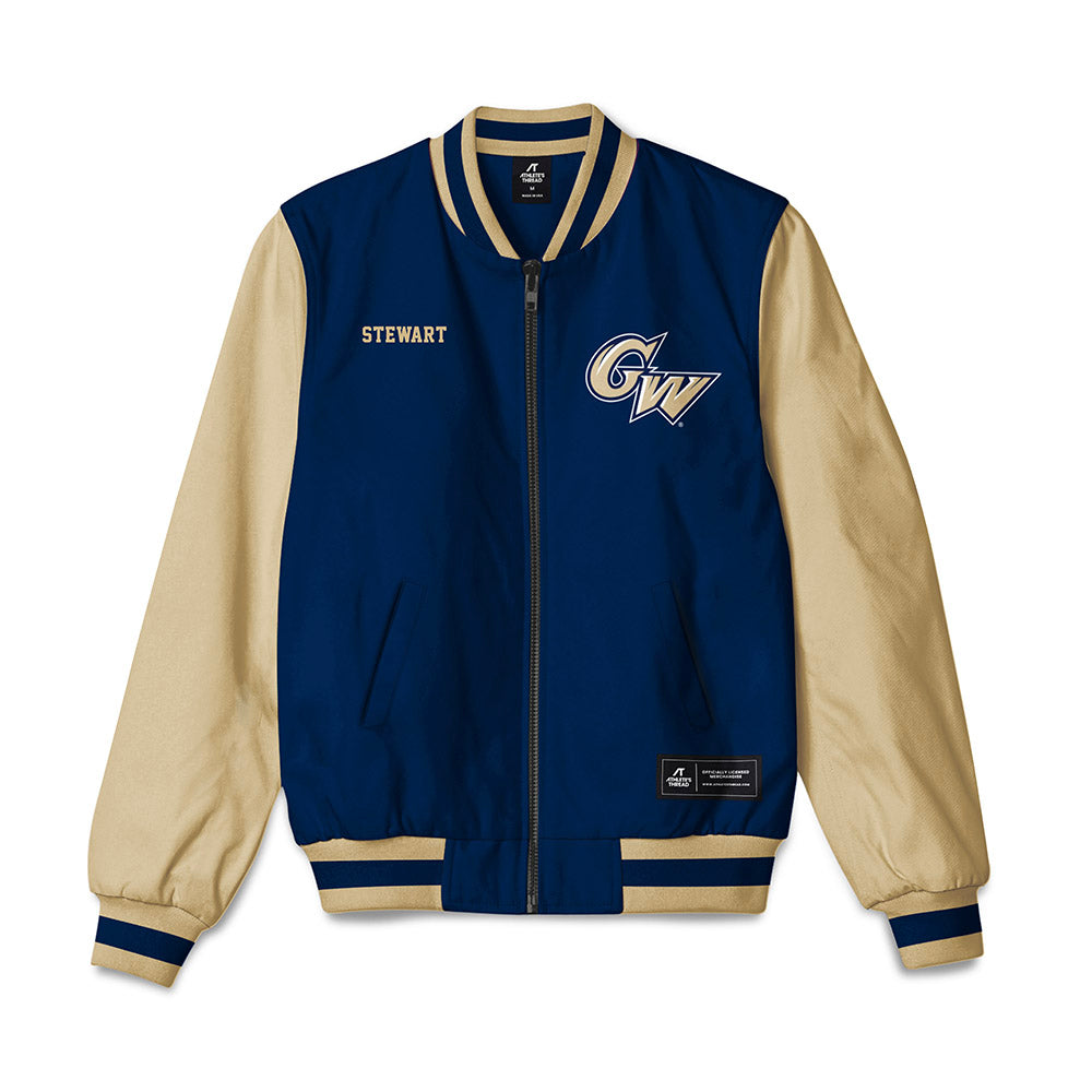 GWU - NCAA Women's Rowing : Lilly Stewart - Bomber Jacket-0