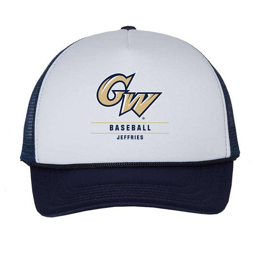 GWU - NCAA Baseball : Graham Jeffries - Trucker Hat-0