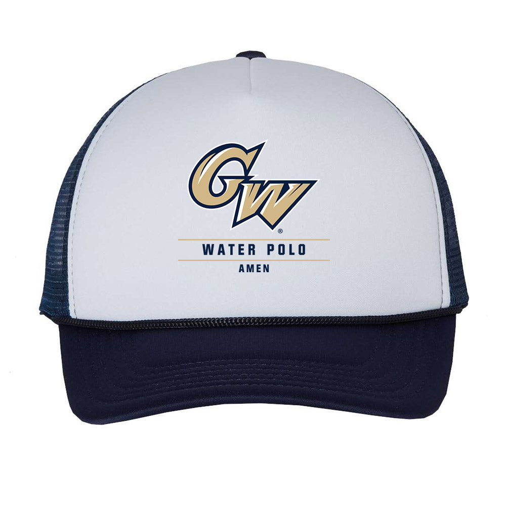 GWU - NCAA Men's Water Polo : Brian Amen - Trucker Hat-0