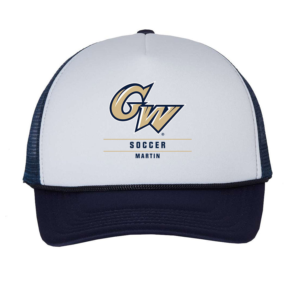 GWU - NCAA Men's Soccer : JP martin - Trucker Hat-0