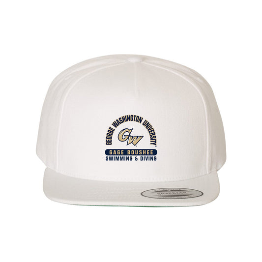 GWU - NCAA Men's Swimming & Diving : Gage Boushee - Snapback Hat