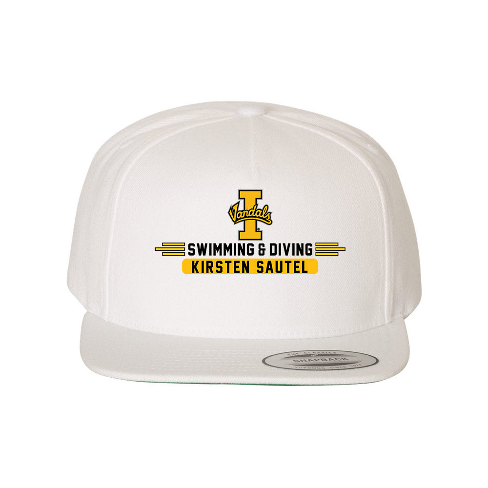 Idaho - NCAA Women's Swimming & Diving : Kirsten Sautel - Snapback Hat-0