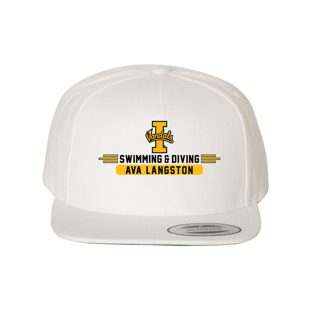 Idaho - NCAA Women's Swimming & Diving : Ava Langston - Snapback Hat-0