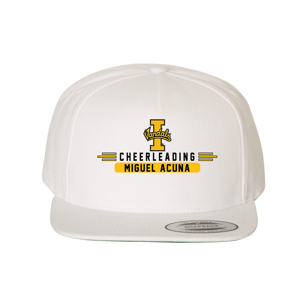 Idaho - NCAA Cheerleading : Miguel Acuna - Snapback Hat-0
