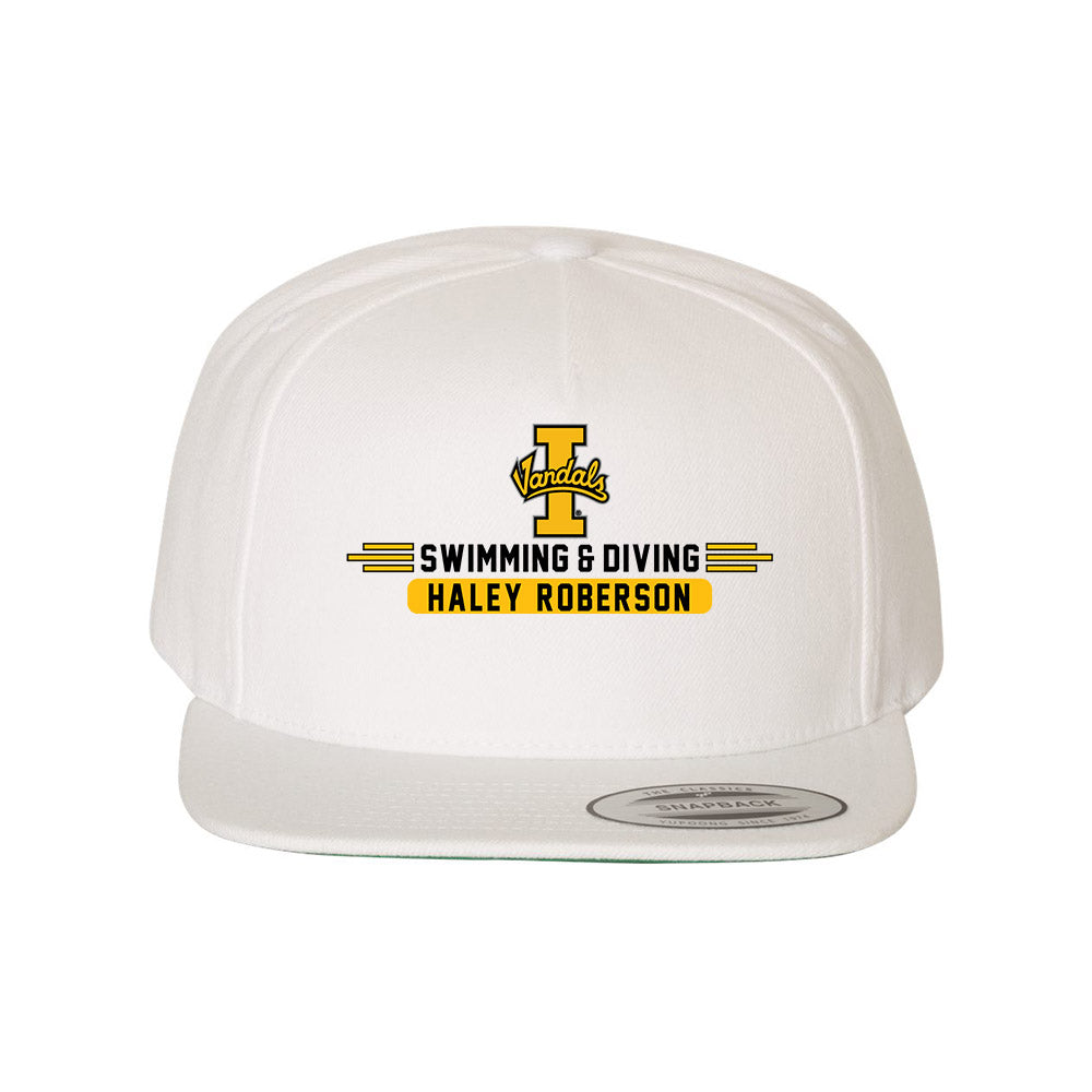 Idaho - NCAA Women's Swimming & Diving : Haley Roberson - Snapback Hat-0