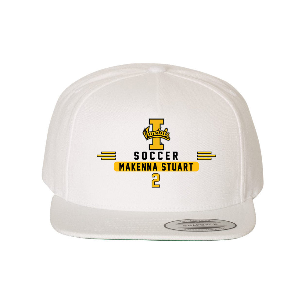 Idaho - NCAA Women's Soccer : Makenna Stuart - Snapback Hat-0