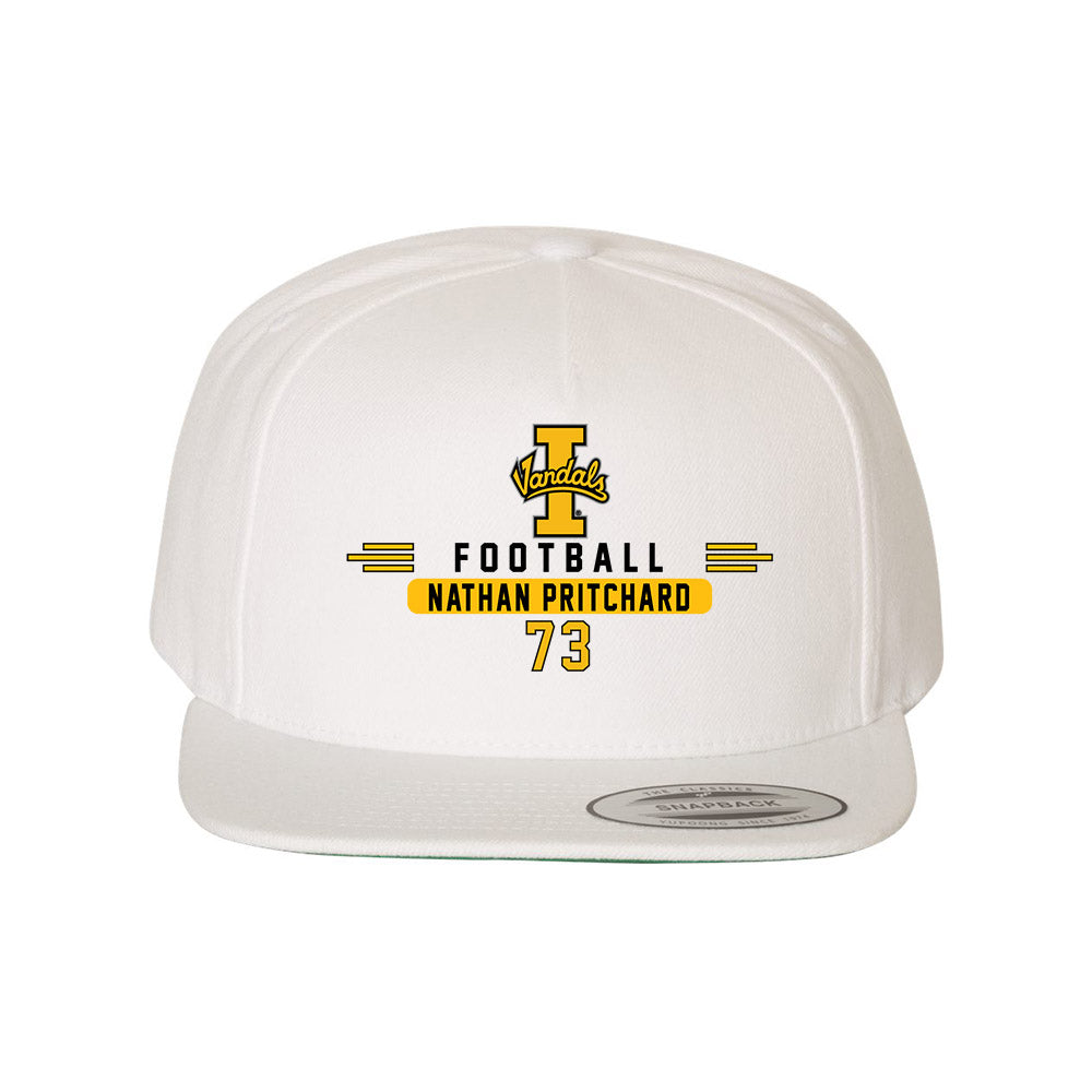 Idaho - NCAA Football : Nathan Pritchard - Snapback Hat-0
