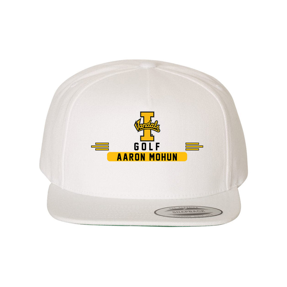Idaho - NCAA Men's Golf : Aaron Mohun - Snapback Hat-0