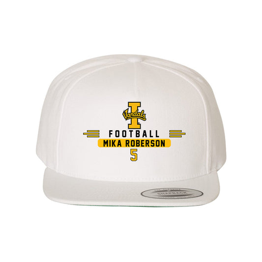 Idaho - NCAA Football : Mika Roberson - Snapback Hat-0