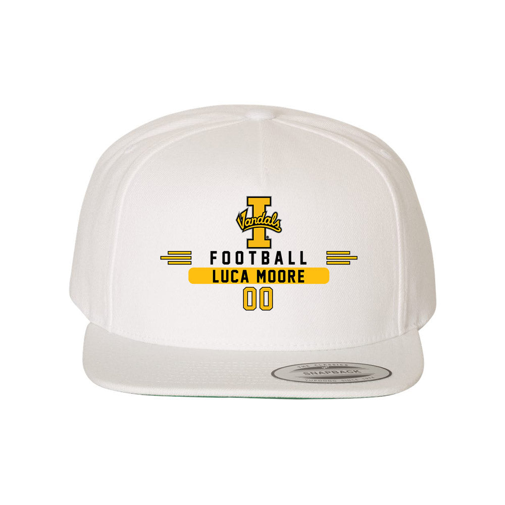 Idaho - NCAA Football : Luca Moore - Snapback Hat-0