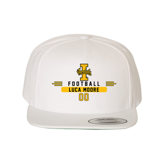 Idaho - NCAA Football : Luca Moore - Snapback Hat-0