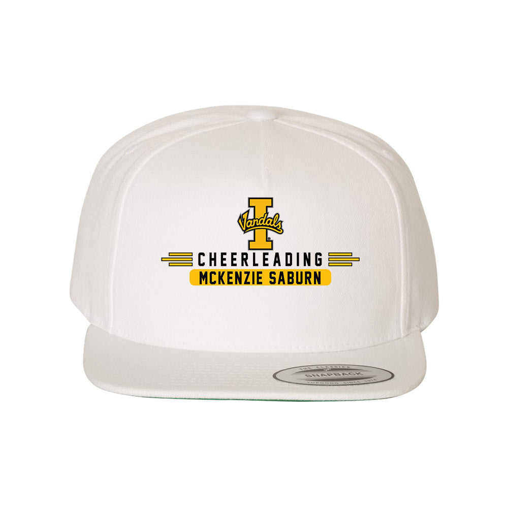 Idaho - NCAA Cheerleading : Mckenzie Saburn - Snapback Hat-0