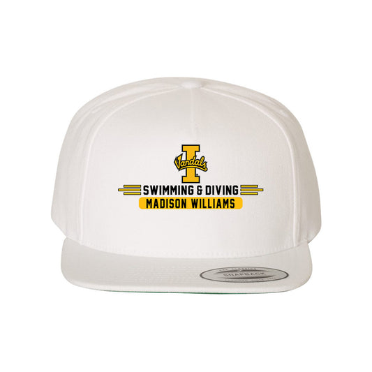 Idaho - NCAA Women's Swimming & Diving : Madison Williams - Snapback Hat-0