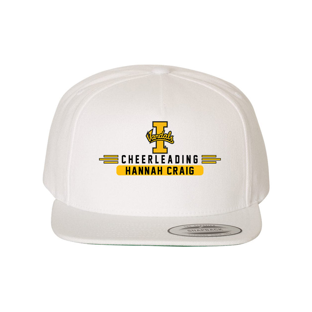 Idaho - NCAA Cheerleading : Hannah Craig - Snapback Hat-0