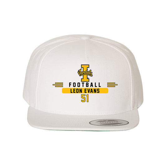 Idaho - NCAA Football : Leon Evans - Snapback Hat-0