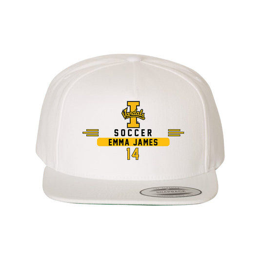 Idaho - NCAA Women's Soccer : Emma James - Snapback Hat-0