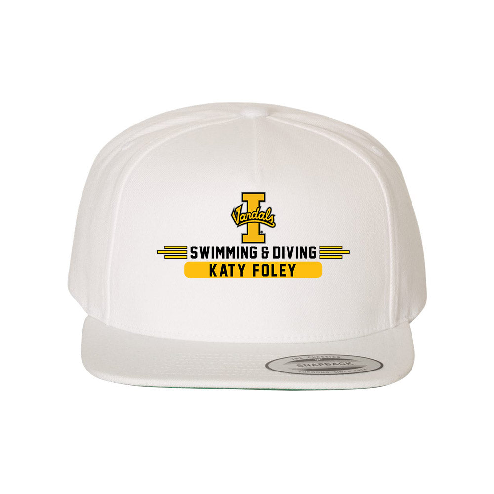 Idaho - NCAA Women's Swimming & Diving : Katy Foley - Snapback Hat-0