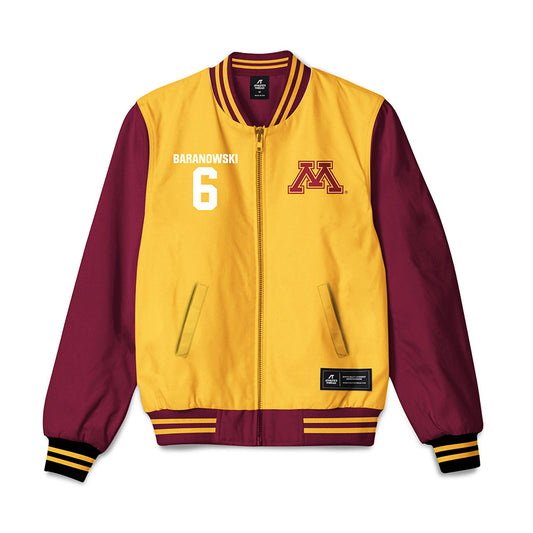 Minnesota - NCAA Football : Maverick Baranowski - Bomber Jacket-0