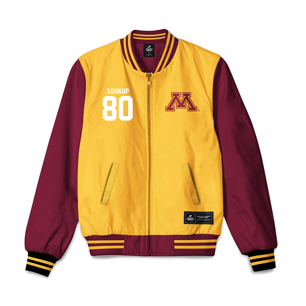 Minnesota - NCAA Football : Alan Soukup - Bomber Jacket-0