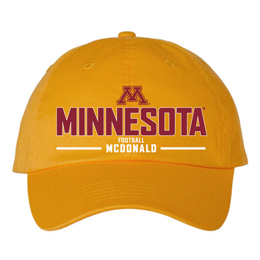 Minnesota - NCAA Football : Craig McDonald - Dad Hat