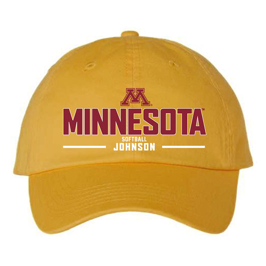 Minnesota - NCAA Softball : Cassie Johnson - Dad Hat-0