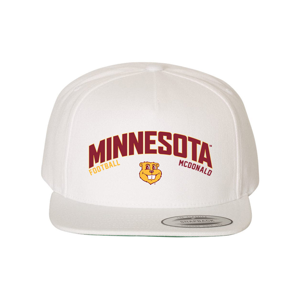 Minnesota - NCAA Football : Craig McDonald - Snapback Hat