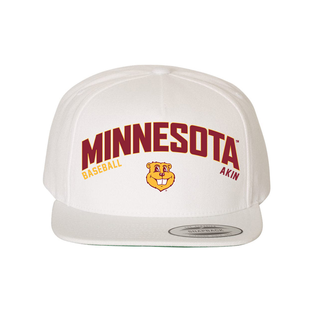 Minnesota - NCAA Baseball : Jackson Akin - Snapback Hat-0