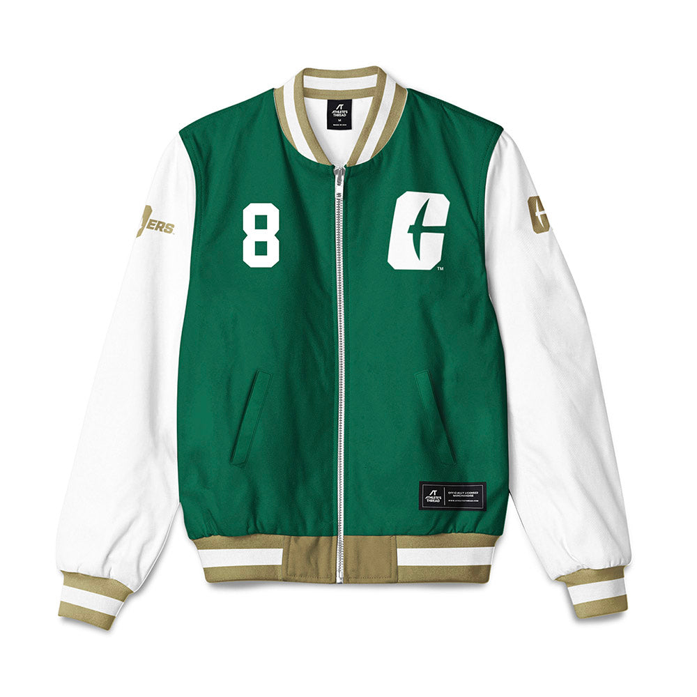 UNC Charlotte - NCAA Baseball : Noah Furcht - Bomber Jacket-0
