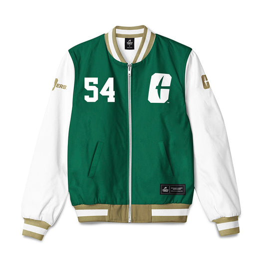 UNC Charlotte - NCAA Football : Isaac Sikes-Rasby - Bomber Jacket-0